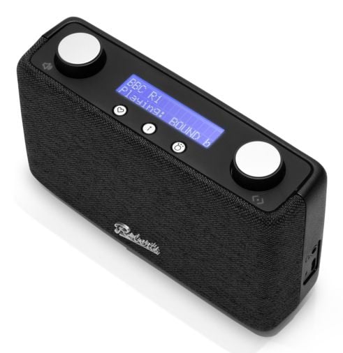 Roberts Radio Play 11, Bærbar, Analog og digital, DAB, DAB+, FM, Svart, Rotasjon, Utvendig