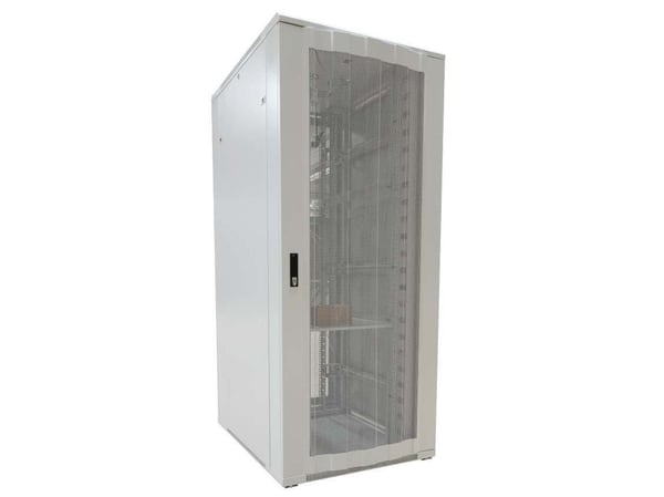 ALLNET ALL-SNB81222EKGrau, Itseseisova teline, 22U, 500 kg, Näppäinlukko, Säädettävät jalat, Tehostunut kaapelinhallinta