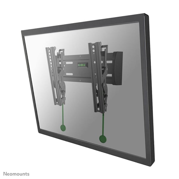 Neomounts NM-W125BLACK, 101,6 cm (40"), 75 x 75 mm, 200 x 200 mm, 0 - 15°, Terästä, Musta
