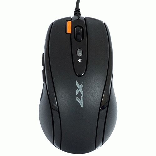 A4Tech X-710BH, Oikeakätinen, Optinen, USB A-tyyppi, 2000 DPI, Musta