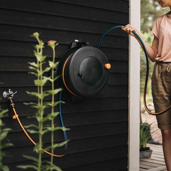 Fiskars 1057237, Multi-posisjon, Manuell, Funksjonell, Sort, Frittstående, Vegg-montert, 31,5 m
