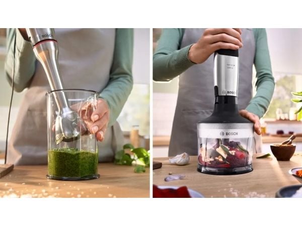 Bosch Serie 6 MSM6M830 sauvasekoitin 1200 W 0,5 L, musta, ruostumaton teräs