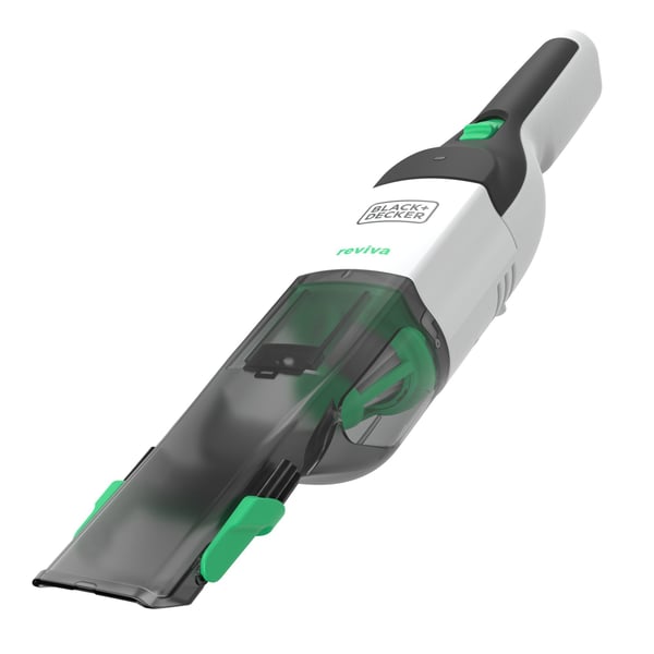 Black & Decker REVHV8C-QW, Kuiva, Pussiton, Musta, Valkoinen, Akku, 11 min, 7,2 V