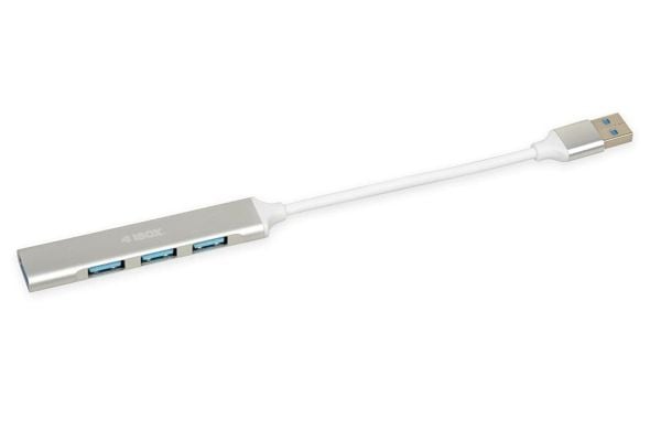 iBOX IUH3FAS - Hubb - 4 x SuperSpeed USB 3.0 - skrivbordsmodell