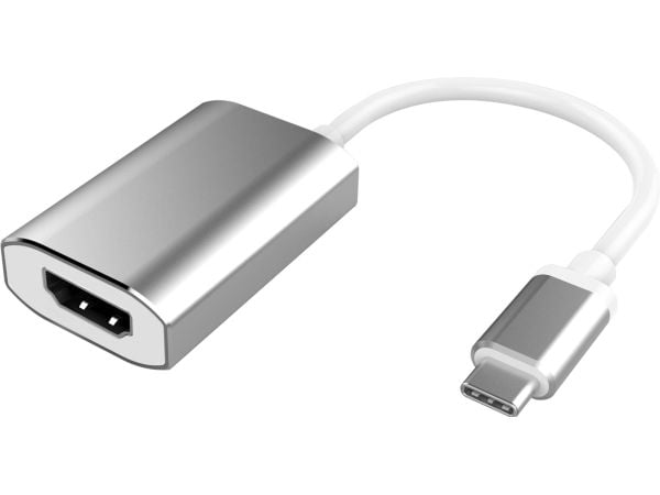MicroConnect - Ekstern videoadapter - USB-C 3.1 - HDMI - sølv