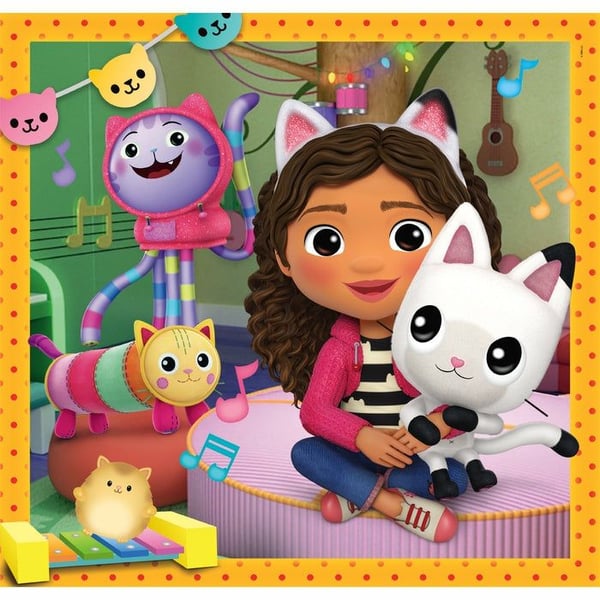 Clementoni puslespill 3x48 brikker SuperColor Kattedomen Gabi. Gabby's Dollhouse 25300