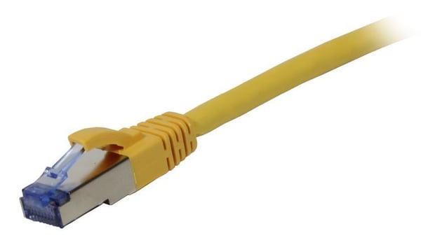 Korkabel RJ45 CAT6A 500Mhz 75m gul SSTPSFTP AWG26 LSZH Synergy 21
