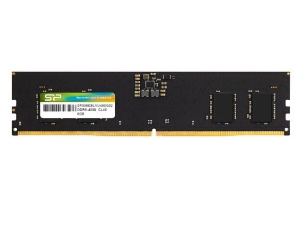 SILICON POWER - DDR5 - sett - 32 GB: 2 x 16 GB - DIMM 288-pin - 4800 MHz / PC5-38400 - CL40 - 1.1 V - ikke-bufret - on-die ECC
