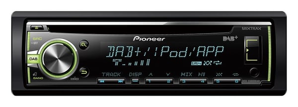 Pioneer DEH-X6800DAB CD-bilradio, Single-DIN, 50 W × 4, DAB+