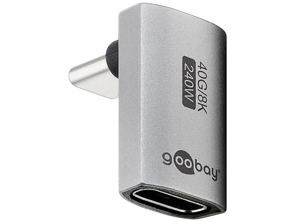 Goobay 74442, USB-C, USB-C, Sølv