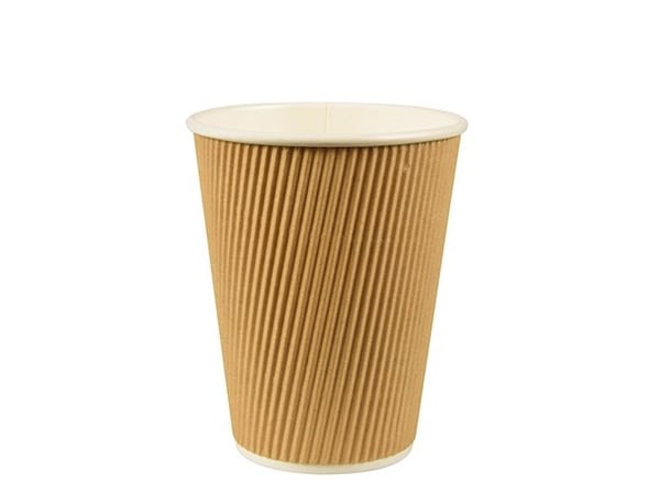 Papstar pure, 300 ml, Pahvi, Ruskea, 0 - 90 °C, 9 cm, 110 mm