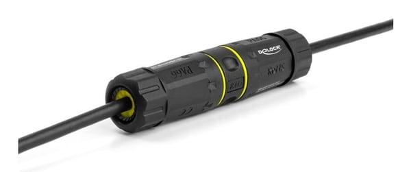 DeLOCK 90816, musta, Muovi, 1 kpl, Suora, M23, 4,5 mm