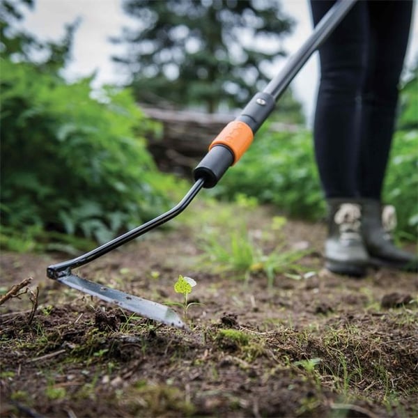 Fiskars QuikFit Hoe 3, Harauskone, Terästä, Musta, Oranssi, 130 mm, 320 mm, 241 g