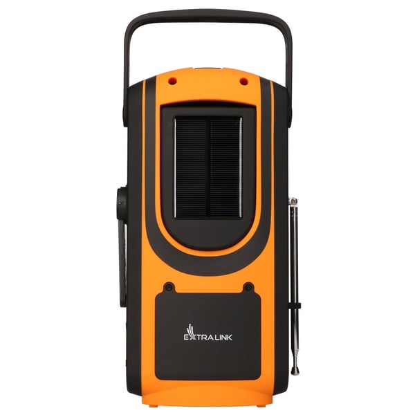 Extralink EX.31254 bärbar radio 6000 mAh, svart/gul