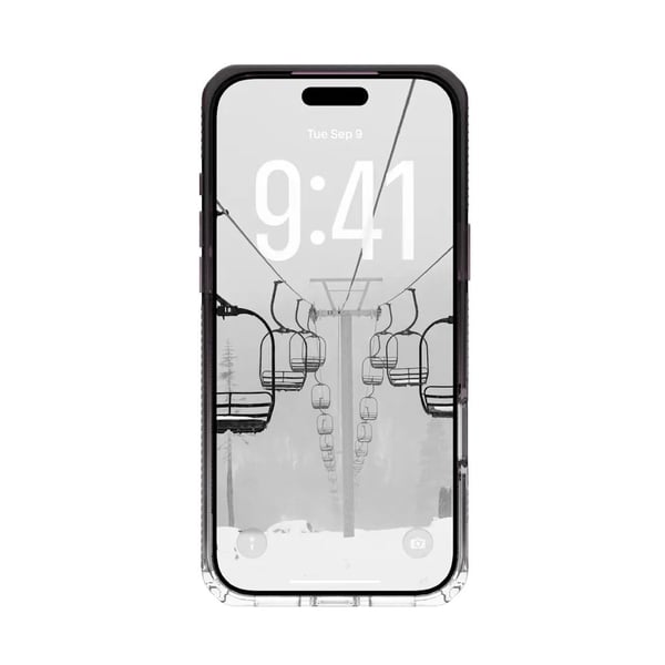 Urban Armor Gear Plyo, Etui, Apple, iPhone 17 Pro Max, 17,5 cm (6.9"), Svart, Gjennomsiktig