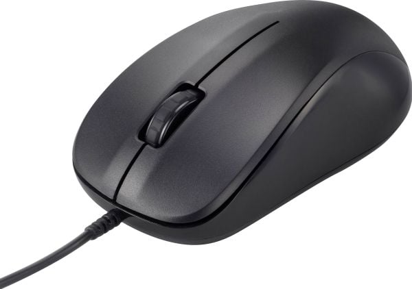 Renkforce RF-WEM-110 WLAN-mus USB Optisk Sort 3 Knapper 1000 dpi