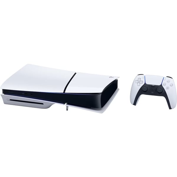 Sony | Playstation® 5 Slim (levyversio) - Spillekonsol - 1 Tt SSD NVme - Wi-Fi/LAN - Hvid