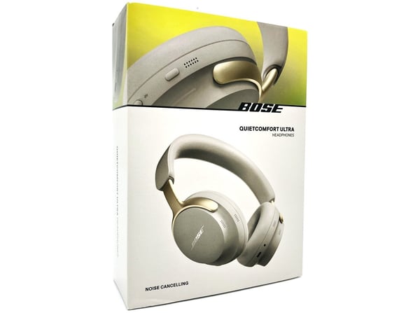 Bose QuietComfort Ultra - Hodetelefoner med mikrofon - full størrelse - Bluetooth - kablet, trådløs - aktiv støydemping - 3,5 mm jakk - sandstein