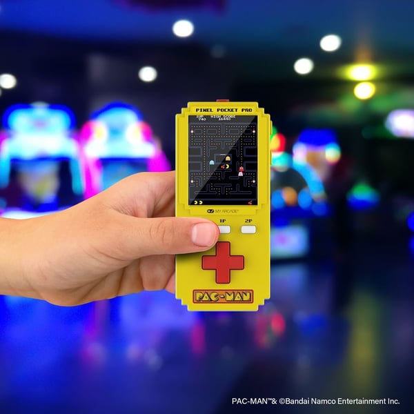 My Arcade Pixel Pocket Pro - Håndholdt spillkonsoll - PAC-MAN