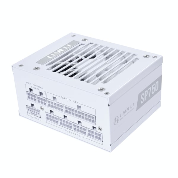 Lian Li SP750 V2 Gold -virtalähde 750 W SFX ATX 3.1, valkoinen