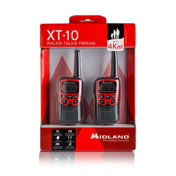 PMR MIDLAND XT10 -käsiradiopuhelimet