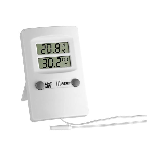 TFA-Dostmann 30.1009, Sähkökäyttöinen ympäristön lämpömittari, Sisä- ja ulkotila, °C, 50 - 70 °C, Digitaalinen, 58 - 158 ° F