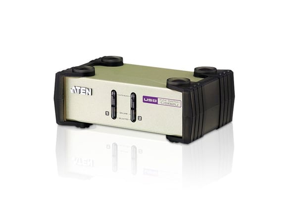 ATEN CubiQ CS82U - Omkopplare för tangentbord/video/mus - 2 x KVM port(s) - 1 lokal användare - skrivbordsmodell