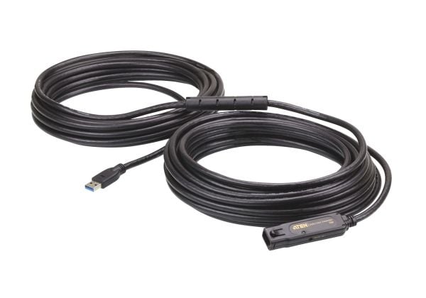 ATEN UE3315A - USB-jatkokaapeli - USB Type A (uros) - USB Type A (naaras) lukitus - USB 3.2 Gen 1 - 15 m - aktiivinen