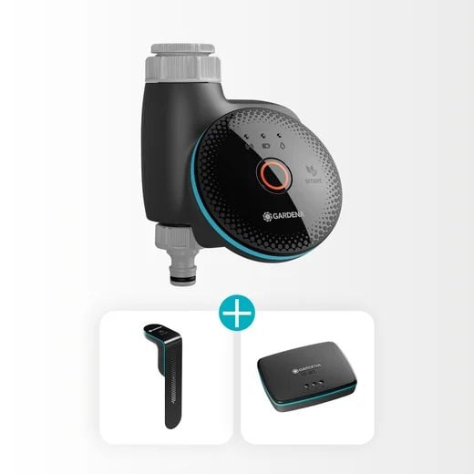 Gardena 19045-20 smart bevattningsdator med gateway och sensorpaket