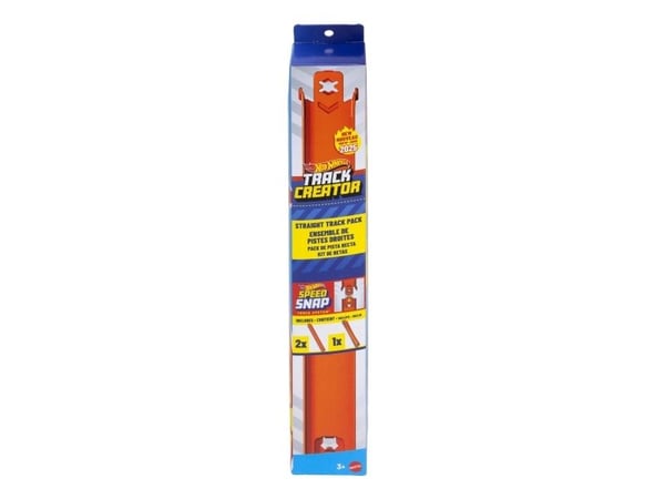 Hot Wheels Track Creator rakbanepaket, ca 1 meter bana + 2 adaptrar