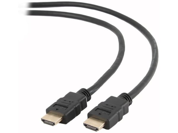 Gembird CC-HDMI4-1M - HDMI-kabel med Ethernet - HDMI hane till HDMI hane - 1 m - STP (skärmat tvinnat par) - svart