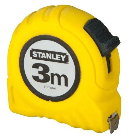 Stanley - Måttband - 3 m - knivbredd: 12.7 mm