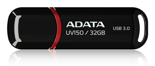 ADATA DashDrive UV150 - USB flashdrive - 32 GB - USB 3.0 - sort