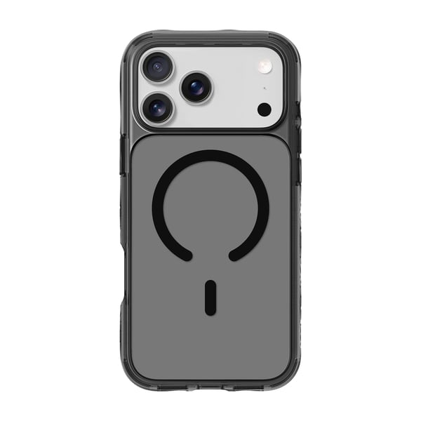 Laut Crystal MATTER-X - Baksidedeksel for mobiltelefon - MagSafe-samsvar - polykarbonat, termoplast-polyuretan (TPU) - svart krystall - for Apple i...