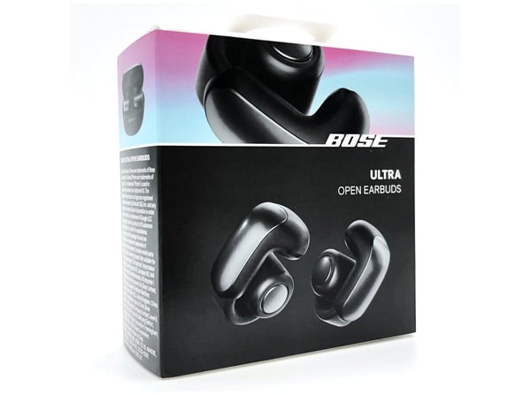 Bose Ultra Open - True wireless-hodetelefoner med mikrofon - åpent øre - Bluetooth - svart