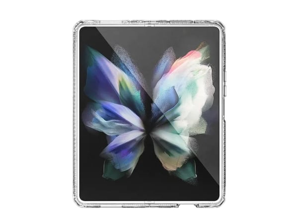 ITSKINS Samsung Galaxy Z Fold3 5G -suojakuori HYBRID CLEAR, läpinäkyvä
