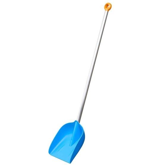 Fiskars 1001421, Snøskuffe, Plast, Blå, Sølv, firkant, Monokromatisk