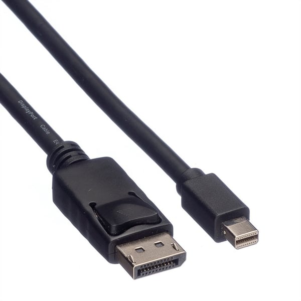 Secomp DP – Mini DP, 2,0 m, DisplayPort, mini DisplayPort, han/han, sort