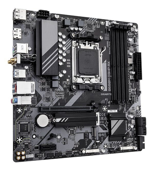 GIGABYTE B650M D3HP AX -emolevy, B650-piirisarja, AM5, micro ATX, DDR5
