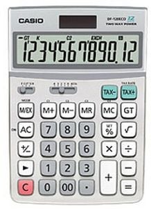 Bordregner Casio DF-120 ECO