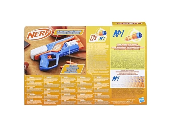 Nerf N Series Agility F8629 dartblaster, 6-dartstrumma, 12 N1-dartpilar
