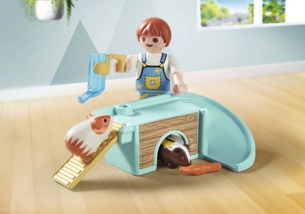 Playmobil My Life 71746 gutt med marsvin