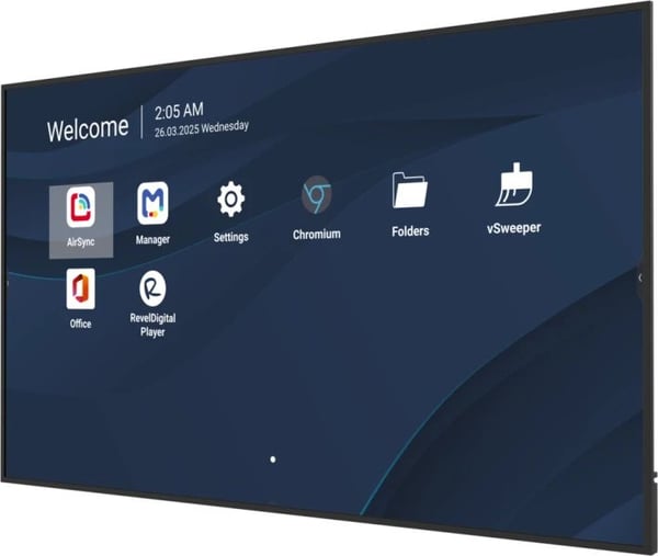 Viewsonic CDE8631-1C, Platt skärm för digital skyltning, 2,18 m (86"), LCD, 3840 x 2160 pixlar, Wi-Fi, 24/7