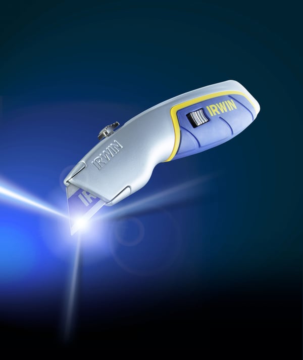 IRWIN ProTouch -veitsi, irrotettava terä ergonominen muotoilu, mukana 1 bi-metalli-terälehti, jossa on tilaa 5 terälle