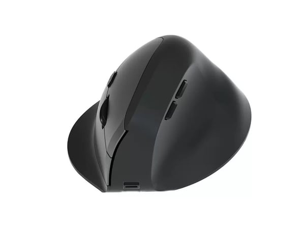 Equip 245120, Oikeakätinen, Vaakasuuntainen muotoilu, Optinen, RF Wireless + Bluetooth, 1600 DPI, musta