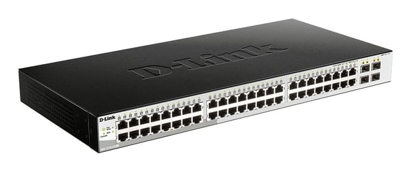 D-Link DGS 1210-52/ME - Switch - Styrt - 48 x 10/100/1000 + 4 x Gigabit SFP - rackmonterbar