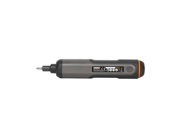 WORX Wkrtak akumulatorowy 4V+akces., Elektrisk skrutrekker, Rett håndgrep, Sort, Grå, Oransje, 300 RPM, 2,5 Nm, 5 Nm