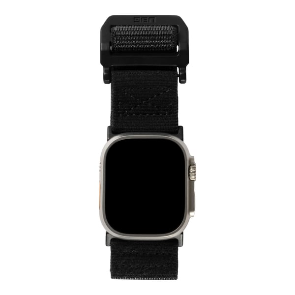 Urban Armor Gear 194004114032, Rem, Smartwatch, Svart, Apple, Apple Ultra, 45/44/42mm, Svart