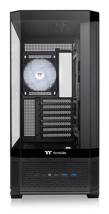 Thermaltake View 370 TG ARGB datorchassi mid tower ATX/EATX härdat glas svart