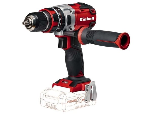 Einhell TE-CD 18 Li-i, Boremaskin med pistolgrep, Nøkkelløs, Sort, Rød, 1,3 cm, 1 cm, 500 RPM - SOLO